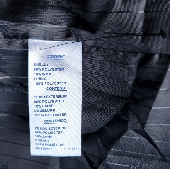 Rachel Roy Brushed Zebra Print Trench Wool Blend Coat M - Picture 13 of 14